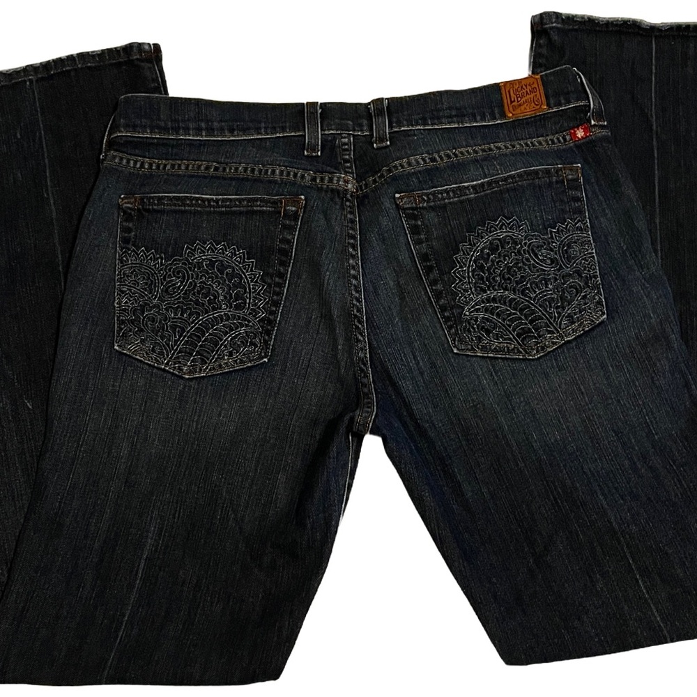 Lucky Brand "Sweet 'N Low" bootcut jeans, 12/31. Vintage Embroidered pockets